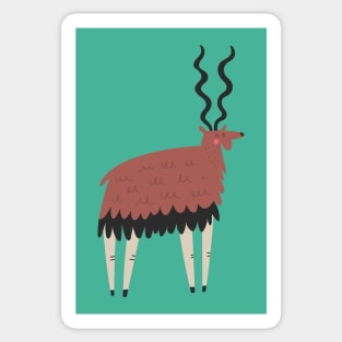 Abstract Antelope Sticker